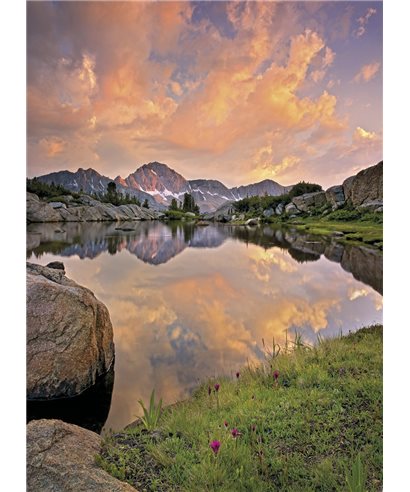 POSTER FOTOMURALE ALPENGLÜHEN 