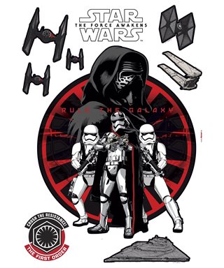 TATOO MURAL STAR WARS FIRST ORDER