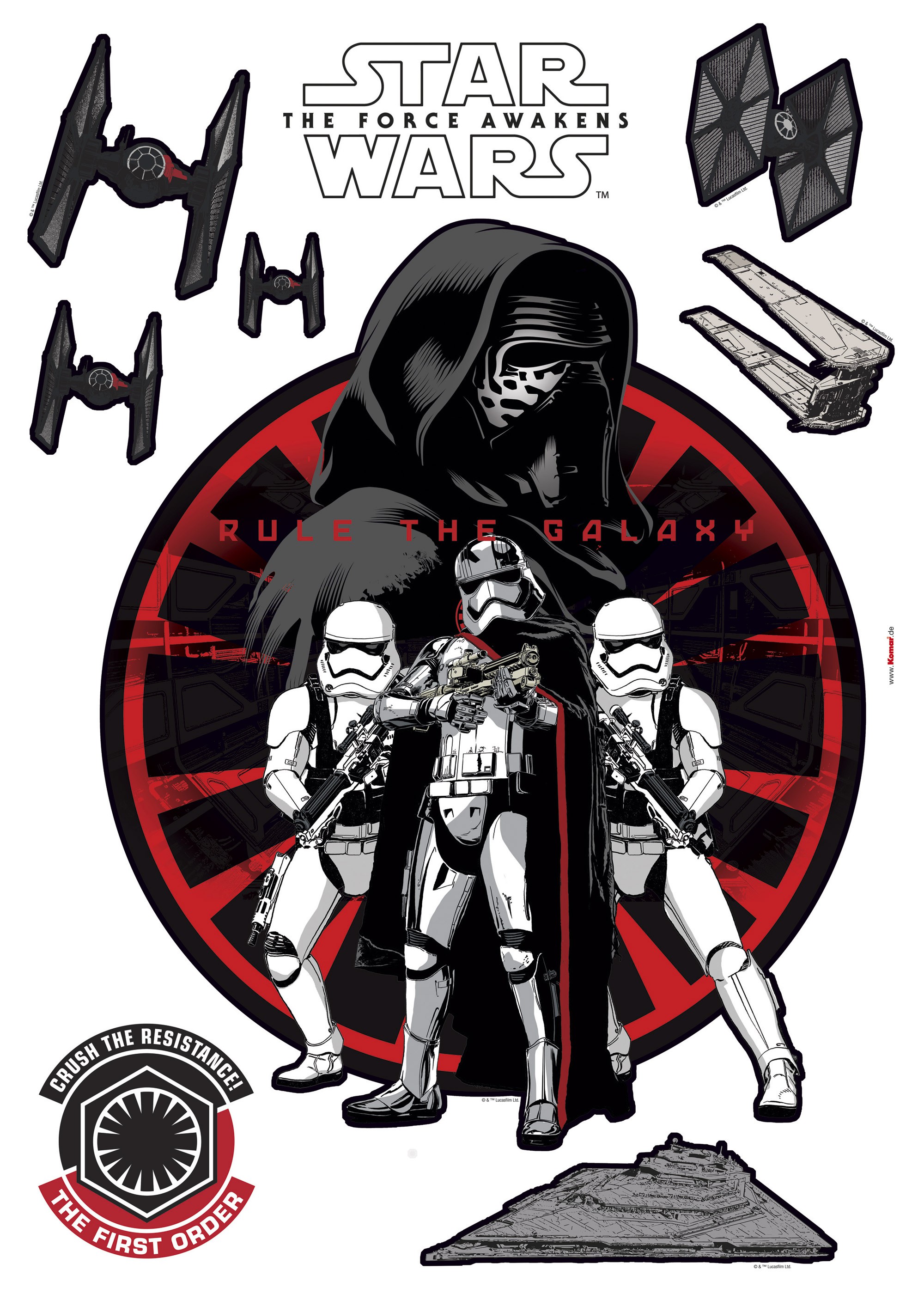 Decorazione da Parete Darth Vader in Acciaio, Nero, HOMEMANIA | Leroy
