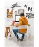 ETIQUETA ADHESIVA STAR WARS SPACESHIPS