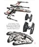 ETIQUETA ADHESIVA STAR WARS SPACESHIPS
