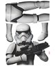 ETIQUETA ADHESIVA STAR WARS STORMTROOPER