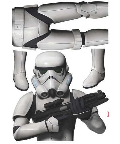 WANDSTICKER STAR WARS STORMTROOPER