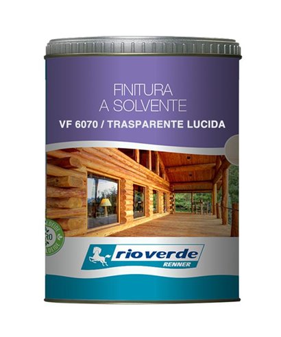 FINITURA A SOLVENTE RENNER VF6070 TRASPARENTE LUCIDA