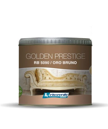 PEINTURE DÉCORATIVE GOLDEN PRESTIGE RENNER BRUN DORÉ RB5090