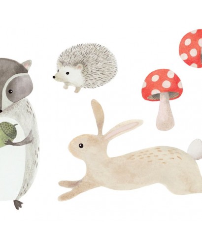 DECOR PRE-ENCOLLE ANIMALS FOREST 88579023