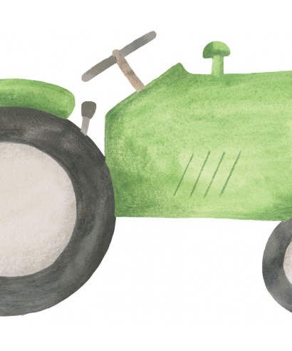 DECOR PRE-ENCOLLE GREEN TRACTOR 88627758