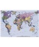 POSTER FOTOMURALE WORLD MAP