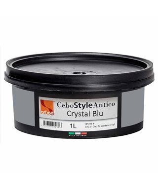 CEBOS CEBOSTYLE ANTIGUO de CRISTAL AZUL 1lt.