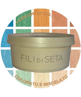 FILS DE SOIE DE LA COULEUR DU SOLEIL